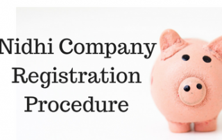 Procedure of Nidhi Company Registration
