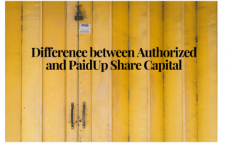 Difference between Authorized Capital and Paid-up Capital