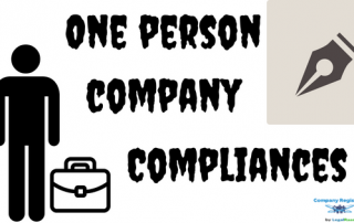 One Person Company Compliances