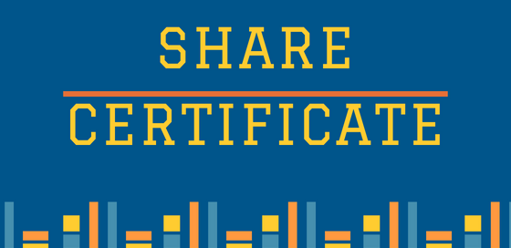 Share certificate
